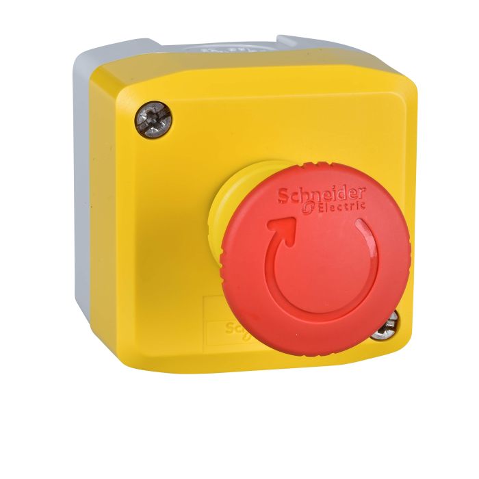 SCHNEIDER XALK178E DRUKKNOPKAST 1 NOODSTOP RD T-T (1pc) main product photo