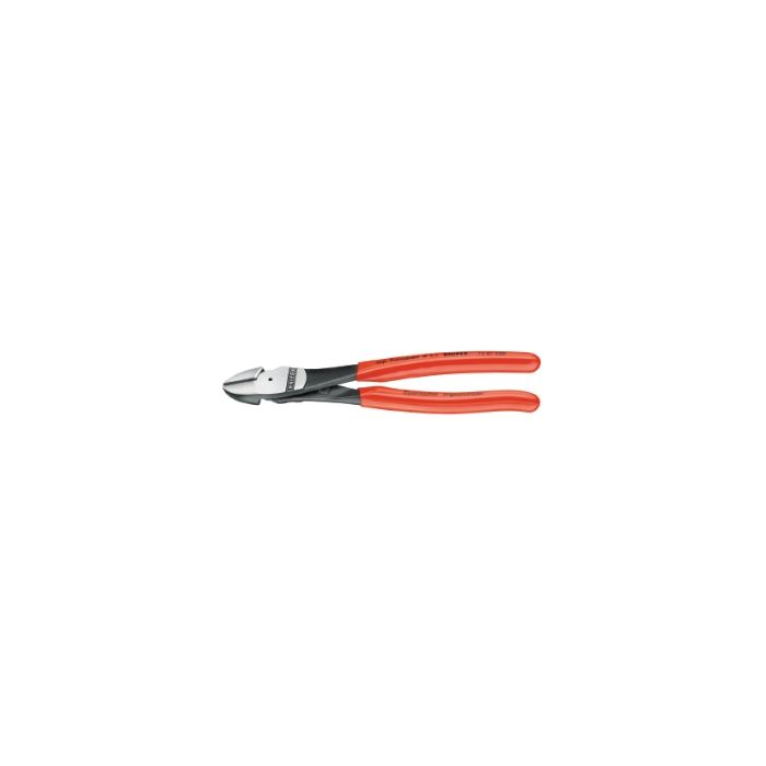 KNIPEX 74 01 180 Kracht-Zijsnijtang gep./kunststof 180mm (1pc) main product photo