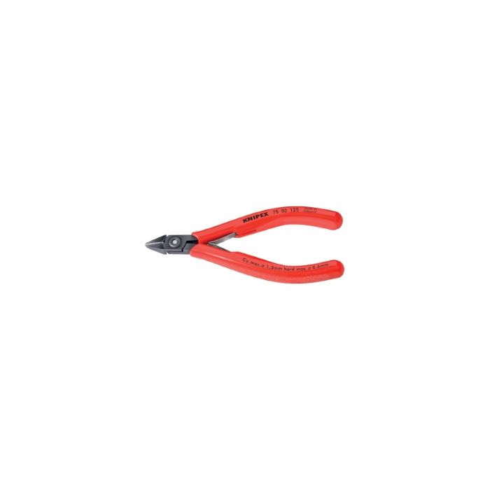 KNIPEX 75 12 125 Zijsnijtang met facet + draadklem 125mm (1pc) main product photo