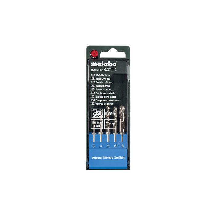 METABO Metaal HSS-G borencassette 5-delig (1pc) main product photo
