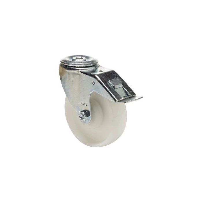 COLSON BXPN 1005 5000 Zwenkwiel met rem en centraal gat RVS (1pc) main product photo