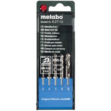 • Article: Metaal HSS-G borencassette 5-delig • Manufacturer: Metabo • Condition: New • Price: Attractive!