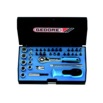 • Article: D 20 KMU-20 Dopsleutelset 1/4" 37-dlg • Manufacturer: Gedore • Condition: New • Price: Attractive!