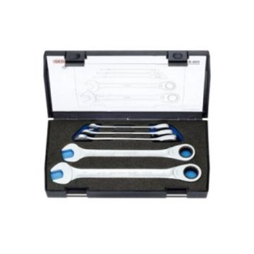 • Article: 7 R-005 Ringratel-steeksleutelset 5-dlg 8-19mm • Manufacturer: Gedore • Condition: New • Price: Attractive!