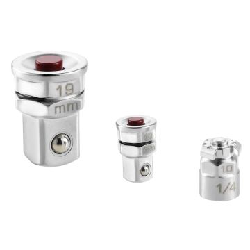 • Article: 467.ADAPT10-19 3 adapers 10mm 19mm voor set 467 • Manufacturer: Facom • Condition: New • Price: Attractive!