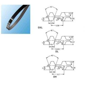 • Article: 285DL075 T-76 ZR Dubbel getande tandriem • Manufacturer: Optibelt • Condition: New • Price: Attractive!