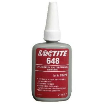 • Article: 648 24ml(bl) High Temperature Retainer (blister verpakking) • Manufacturer: Loctite • Condition: New • Price: Attractive!